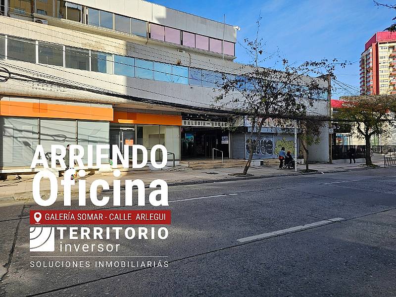 ARRIENDO OFICINA CENTRO VIA - ARLEGUI - GALERA SOMAR